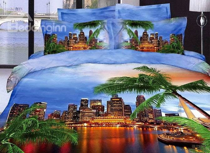 http://www.beddinginn.com/product/Modern-City-And-Palm-Tree-Reactive-Printing-Blue-Color-4-Piece-Bedding-Sets-Duvet-Cover-10563706.html